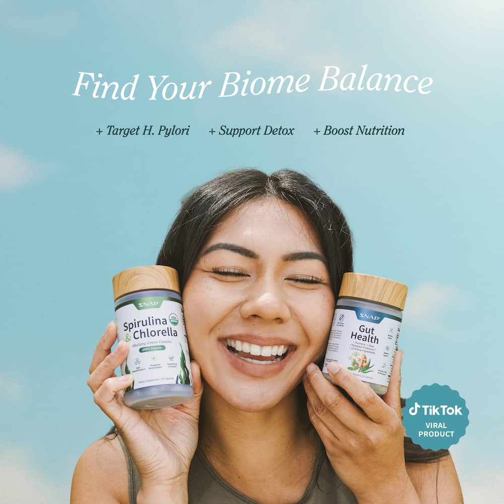 Gut Glow Bundle - Gut Health + FREE Spirulina & Chlorella