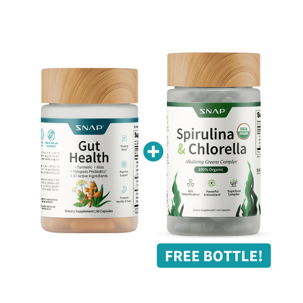 Gut Glow Bundle - Gut Health + FREE Spirulina & Chlorella
