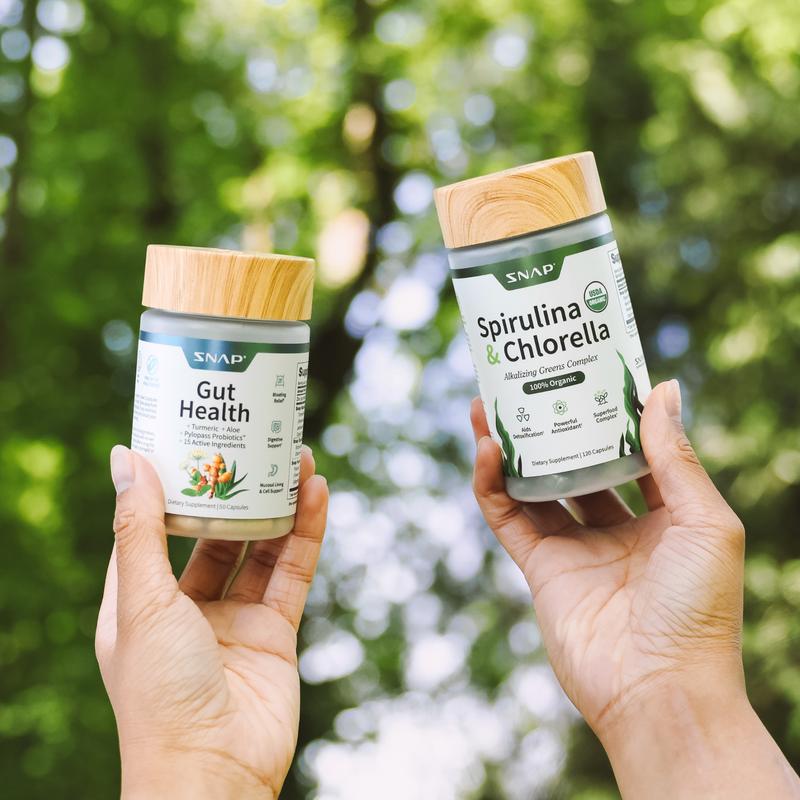 Gut Glow Bundle - Gut Health + FREE Spirulina & Chlorella