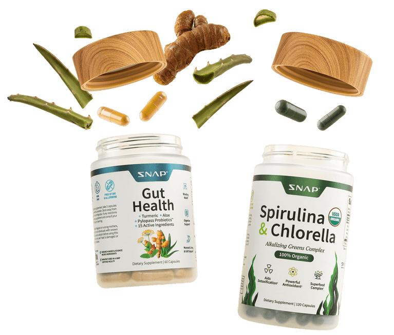 Gut Glow Bundle - Gut Health + FREE Spirulina & Chlorella